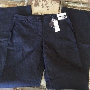 NWT size 0 tall indigo blue dress pant